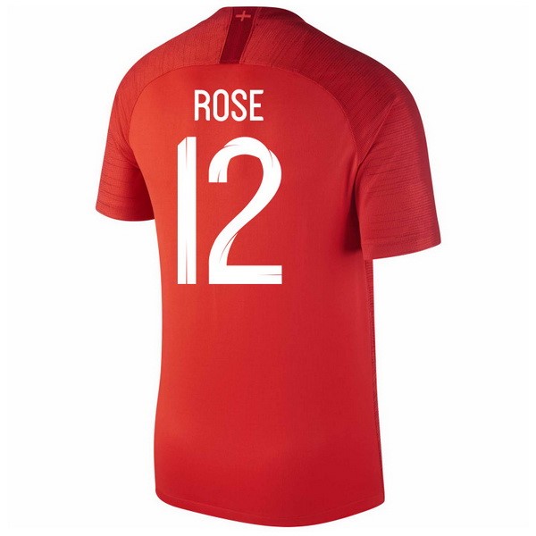 Camiseta Inglaterra 2ª Rosa 2018 Rojo